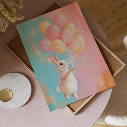 Pastel Bunny Balloons